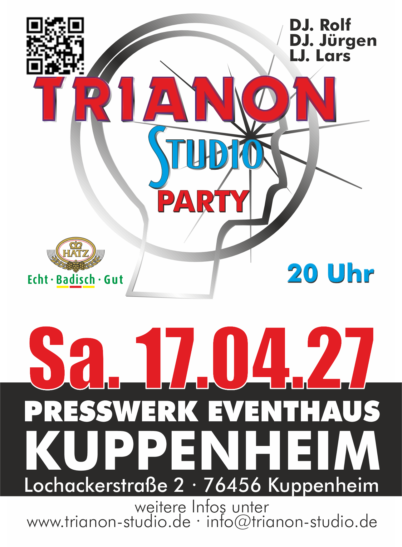 Trianon-Studio-Party Flyer